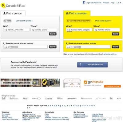 canada411|canada 411 cell phone directory.